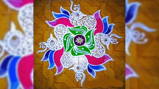 Pongal Kolam Rangoli Designs