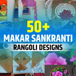 Rangoli for Makar Sankranti