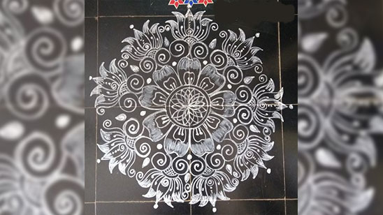 Rangoli for Pongal Competition