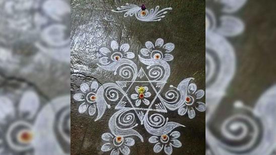 Simple Easy Rangoli Designs for Diwali