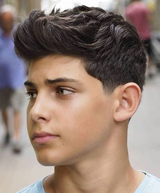 Simple and Cool Hairstyles for School Boy