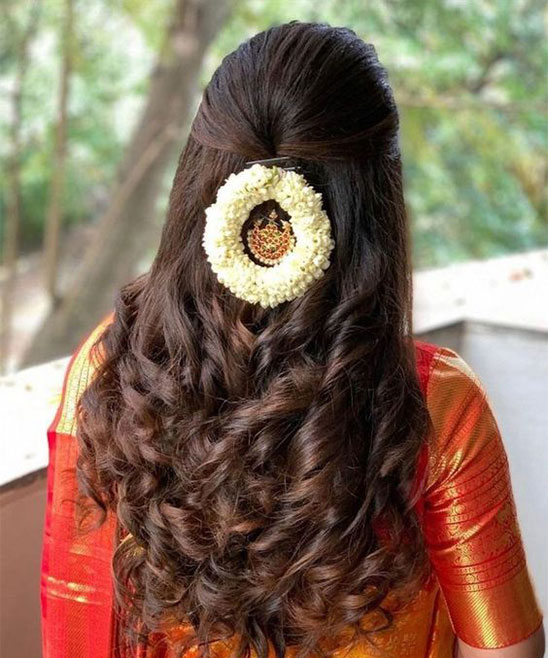 South Indian Bridal Hairstyle with Jasmine