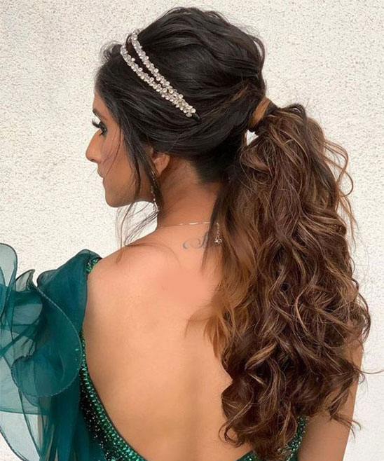 South Indian Bridal Hairstyles for Reception