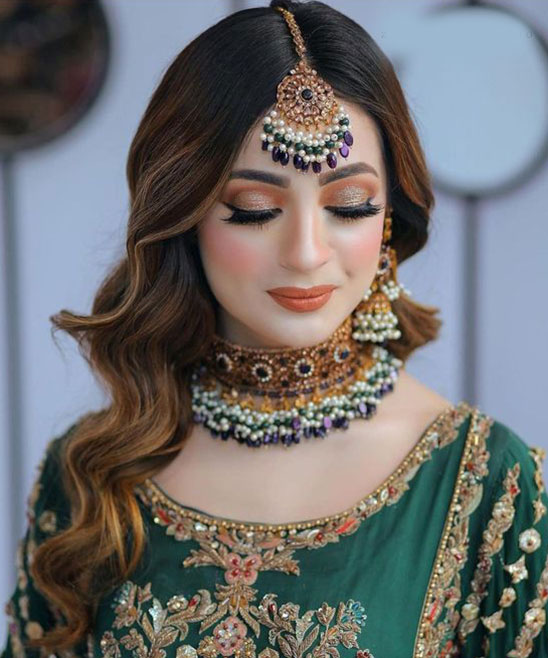 South Indian Bridal Reception Hairstyle