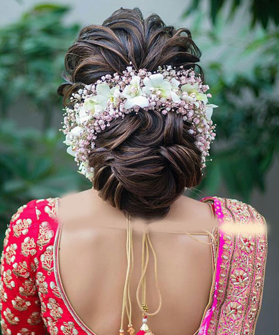 South Indian Bridal Wedding Hairstyle