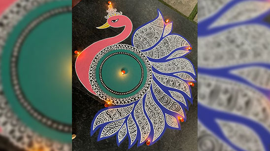 Special Rangoli for Pongal