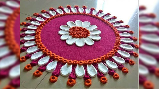 Traditional Rangoli Designs with Dots 21 11