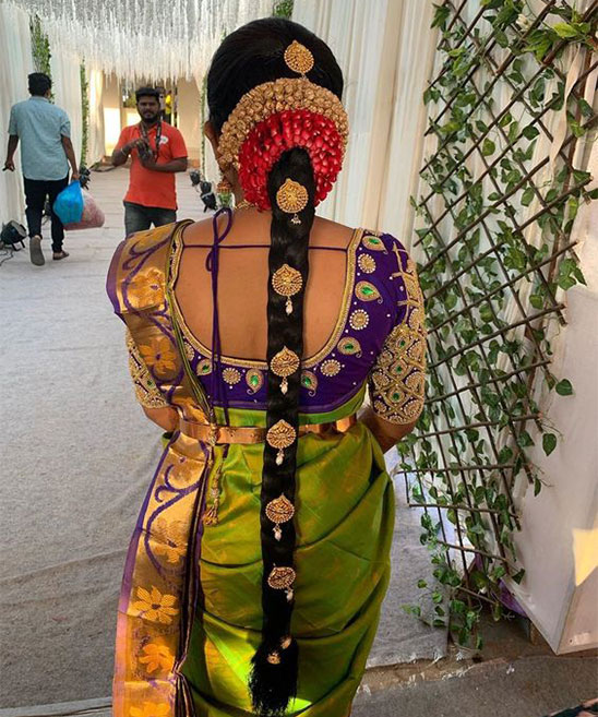 Wedding Bridal Hairstyle Indian