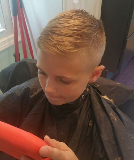 Best Haircut for Boys with Bald on Crown