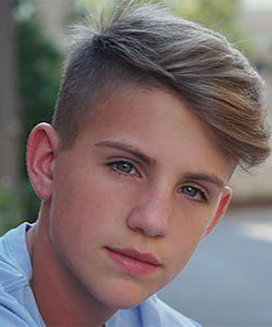 Best Haircut for Oval Face Boy