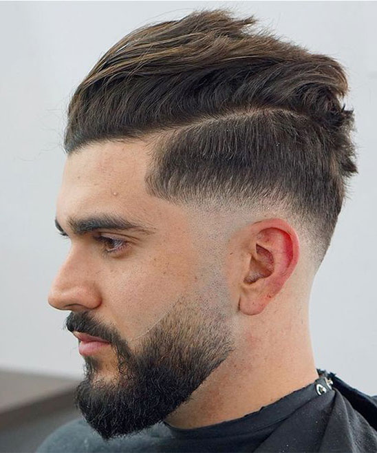 Best Haircut for Triangle Face Male