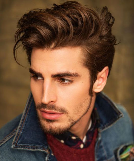 Best Hairstyle for Oval Face Men With Spectacles