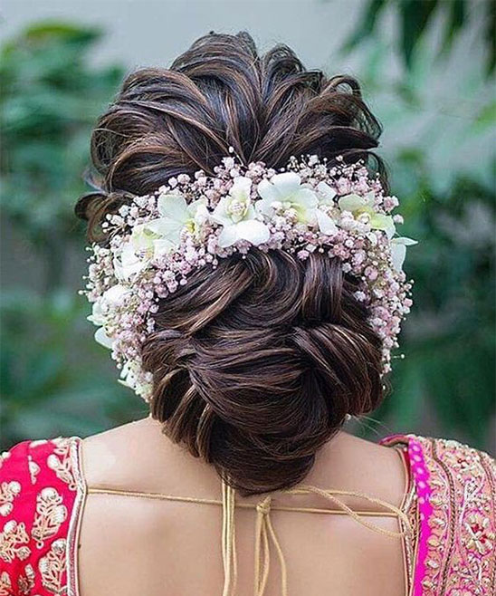 Bun Hairstyle for Traditional Saree