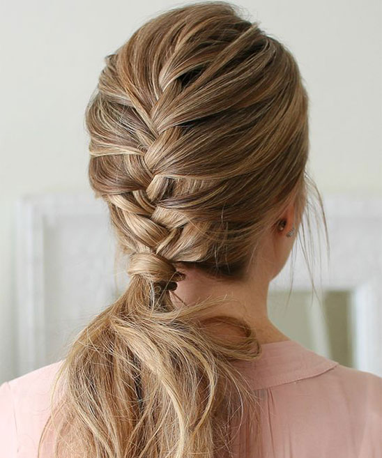 Curly Messy Braided Long Hairstyle