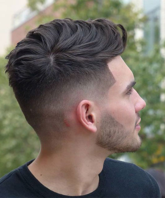 Fade Haircut for Medium Length Hair