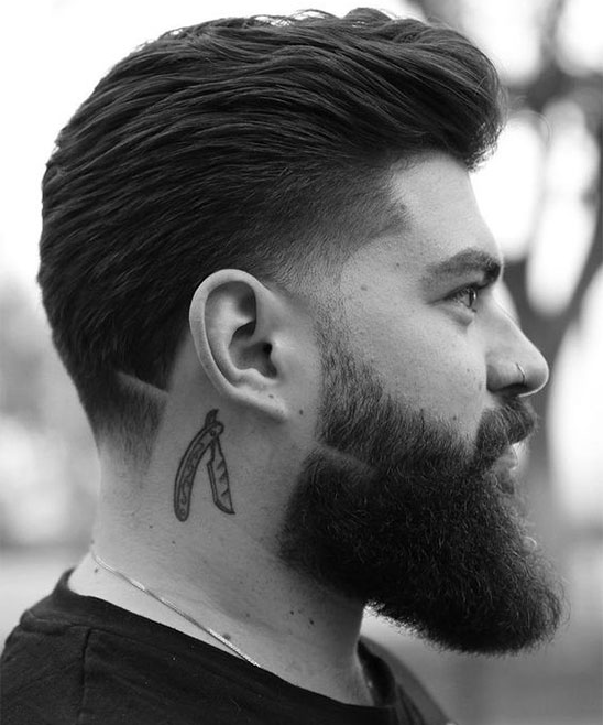 Faded Haircut Medium Curly Hair