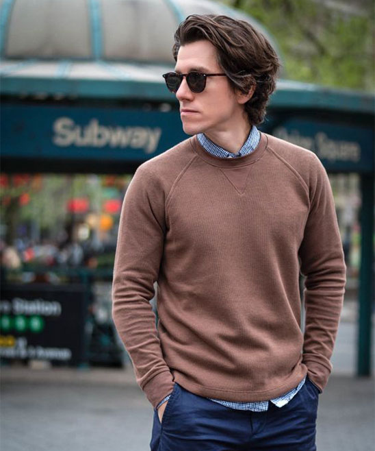 Faded Haircut Medium Hair