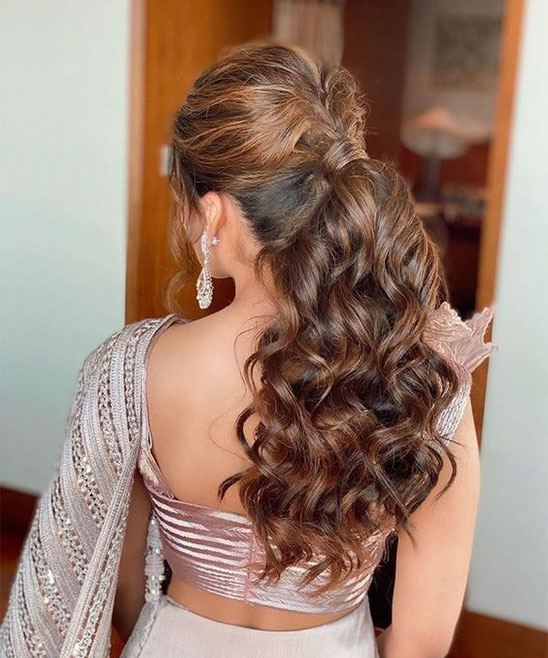 Free Hair Style for Saree