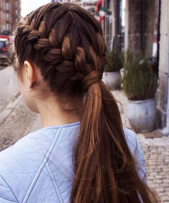 French Braid Hairstyles for School