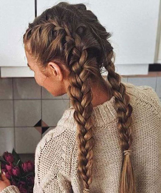 Front French Braid Hairstyle