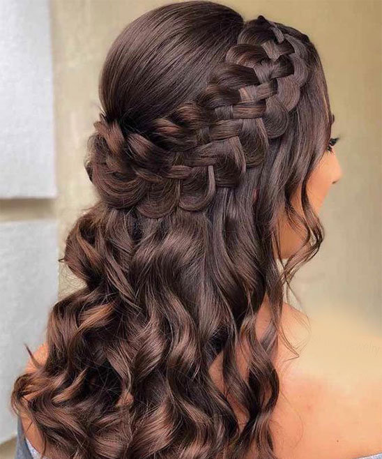 Gown Jooda Hair Style for Girls on Long Face