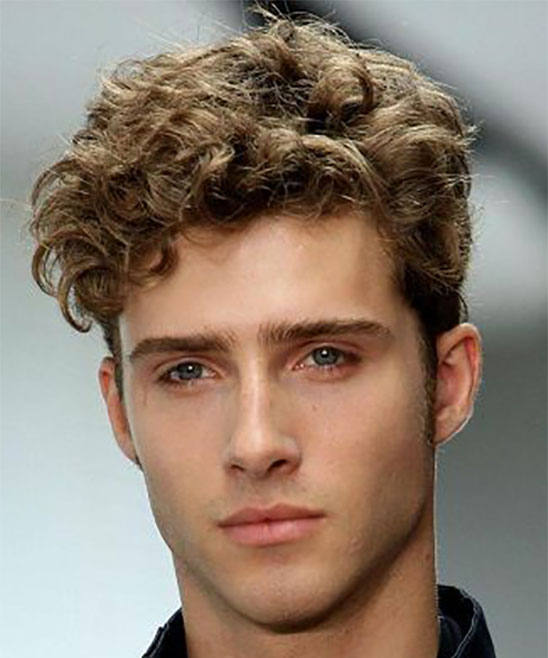 Hair Color for Curly Short Hair Indian Men