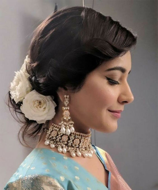 Hair Style Girl for Wedding Saree (3)