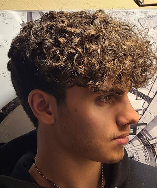 Hair Style for Curly Hair Boy