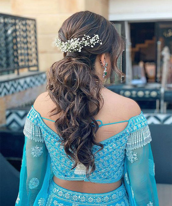 Hair Style for Wedding with Saree Who Has Short Hair
