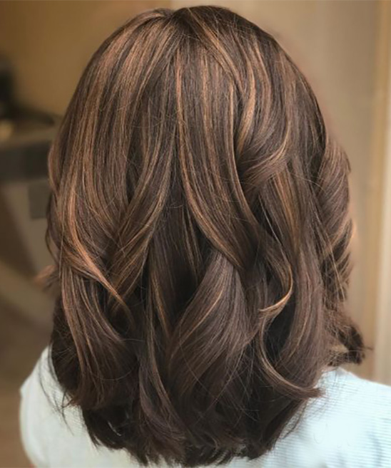 Haircut for Round Face Girl with Medium Hair