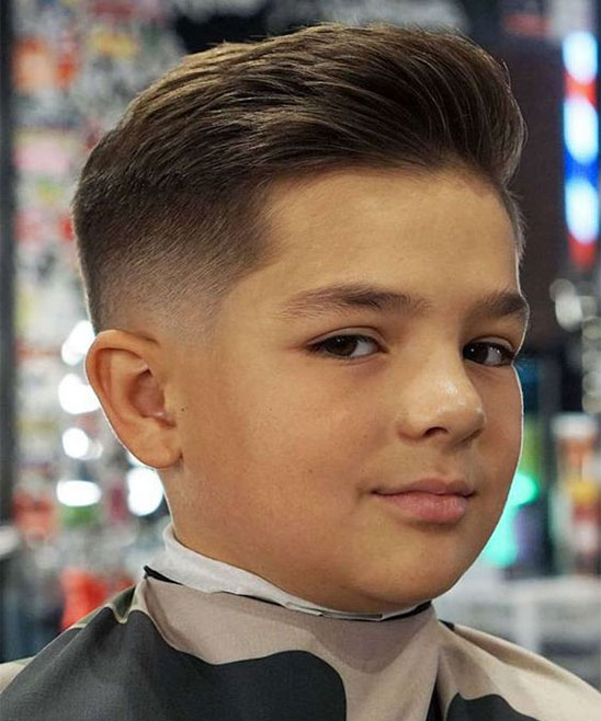Haircuts Style for Boy Kid with Curly Hair