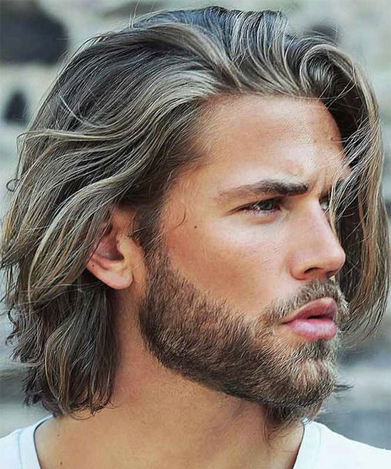 Haircuts for Long Wavy Hair Men