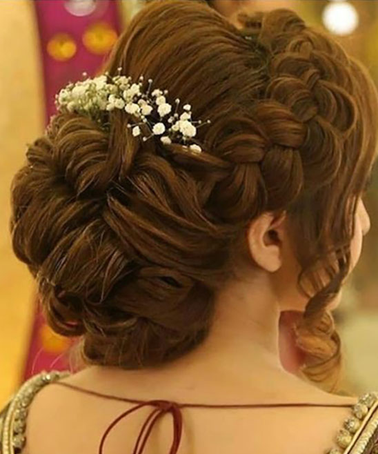Hairstyle for Saree in Short Hair