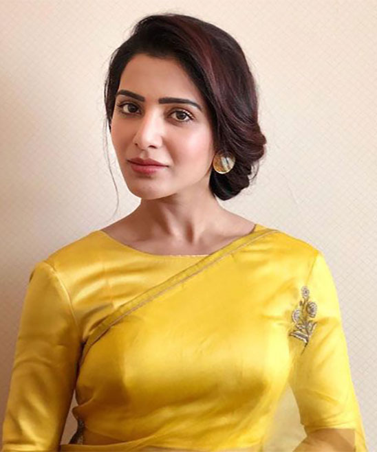 Hairstyle for Very Short Hair on Saree