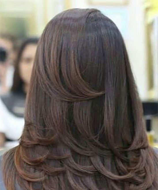 Laser Cut Hairstyle for Long Hair