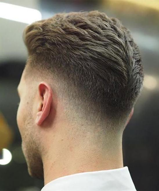 Medium Fade Haircut Curly Hair