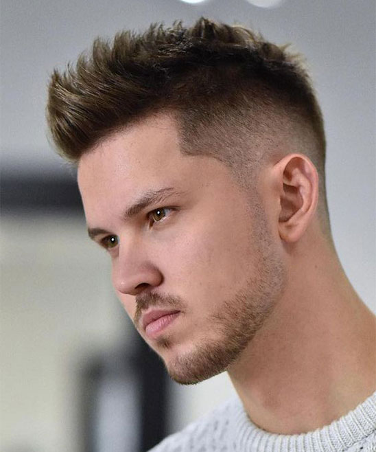 Medium Fade Haircut Curly Hair