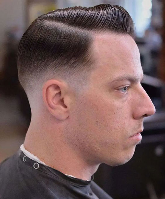 Medium Fade Haircut with Beard