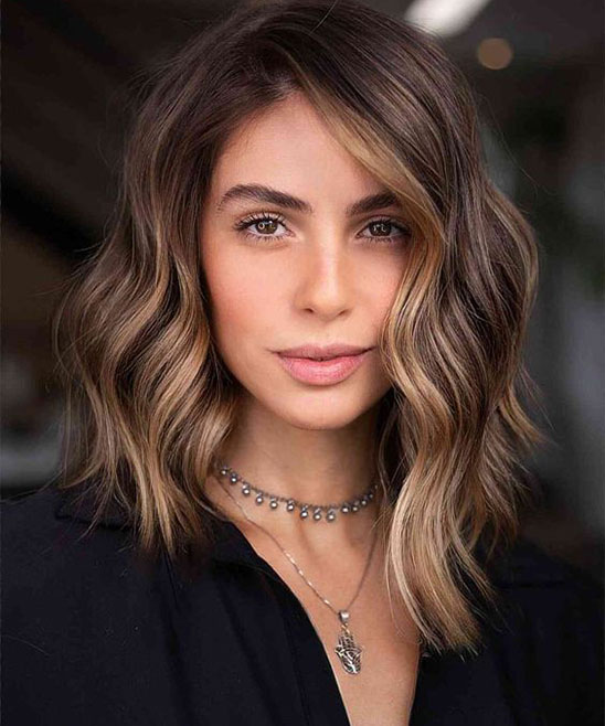 Medium Length Haircut for Girls with Name