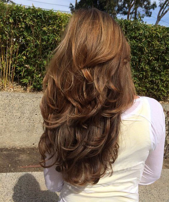 Medium Length Haircut for Thin Hair to Look Thicker