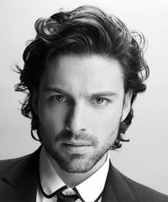 Mens Haircut Fade Sides Medium Top