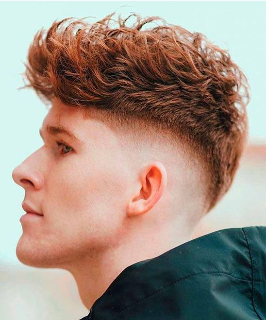 Mens Haircut Fade Sides Medium Top