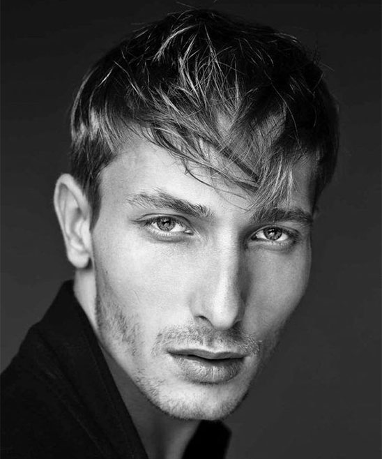 Mid Fade Haircut Medium Hair