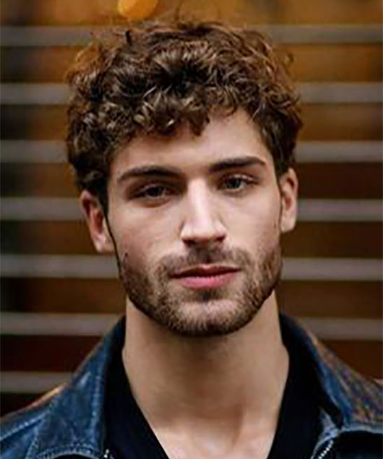 New Hairstyle for Curly Hair Men