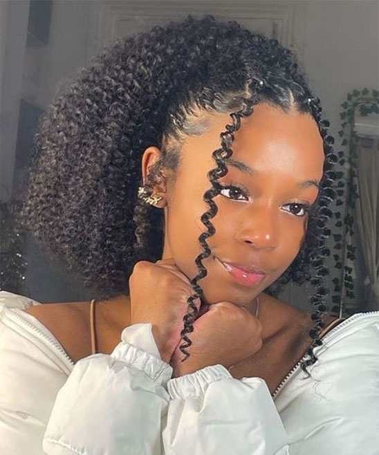Open Hairstyle for Curly Hair