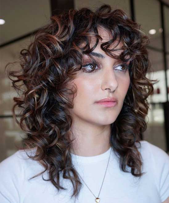 50+ Curly Hair Girl (2024) Hairstyles - TailoringinHindi