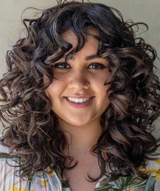 50+ Curly Hair Girl (2023) Hairstyles - TailoringinHindi