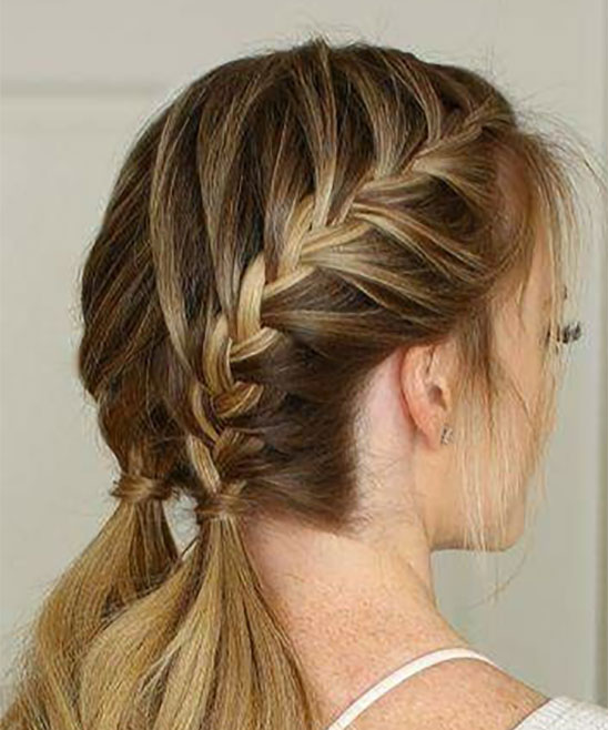 Simple French Braid Hairstyles