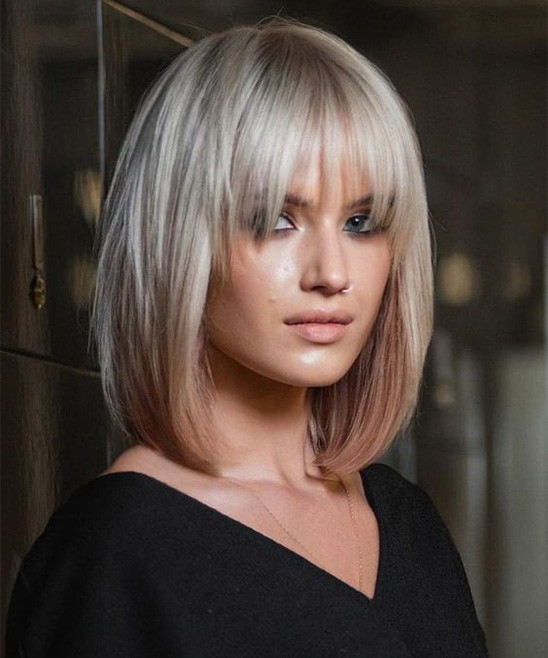 Step Haircut for Medium Hair