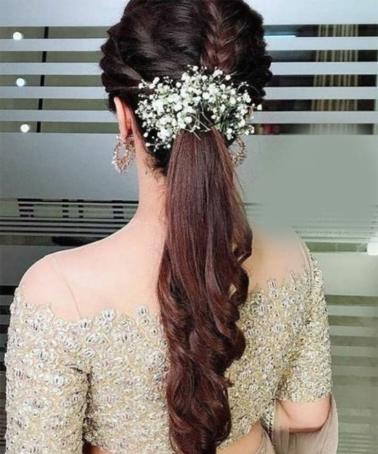 Traditional Hairstyle for Short Hair on Saree (2)